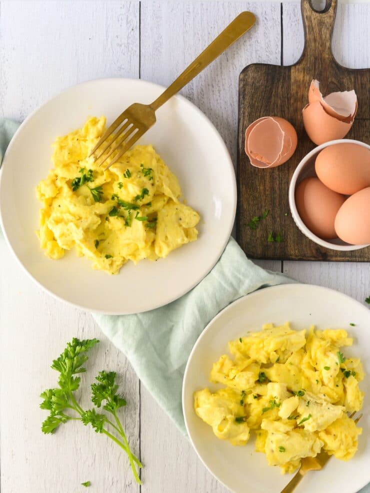 scrambled eggs